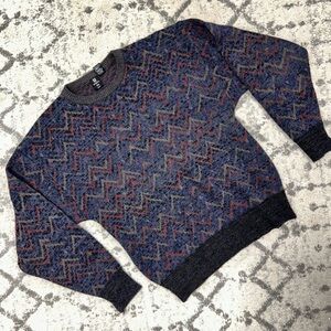 Vintage Ungaro Uomo Paris 100% Wool 80s 90s Sweater L